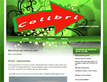 Tablet Screenshot of motelcolibrimontreal.com